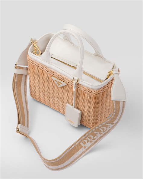 prada bag wicker|prada wicker tote bag.